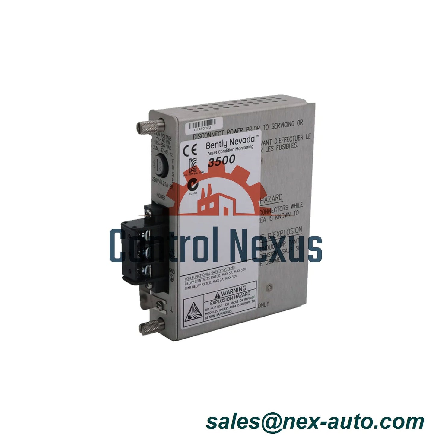 Bently Nevada - 125840-02 Low Voltage AC Power Input Module