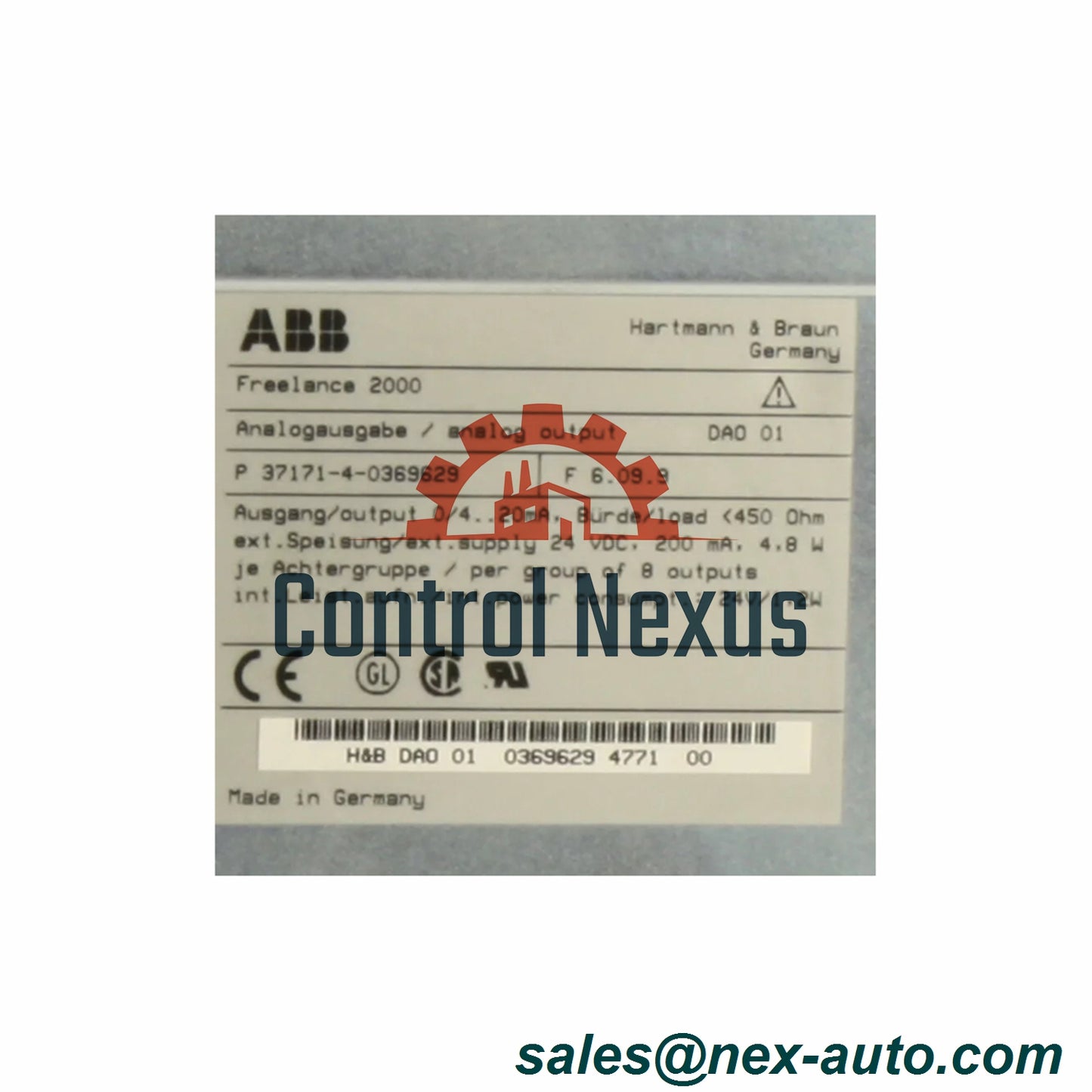 ABB DAO01 Analog Output Module